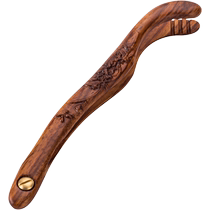 Embossed rosewood tea clip Kung Fu tea set accessories wooden tea making tools tea cup clip ebony tea tweezers