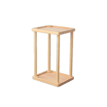 Solid wood multi-function storage rack office storage rack