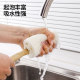 Wooden Handle Loofah Cup Brush for Household Use, Tea Cup Cleaning Brush, Kitchen Long-Handled Glass Cup Multi-Purpose Ceramic Cup Cleaning Brush