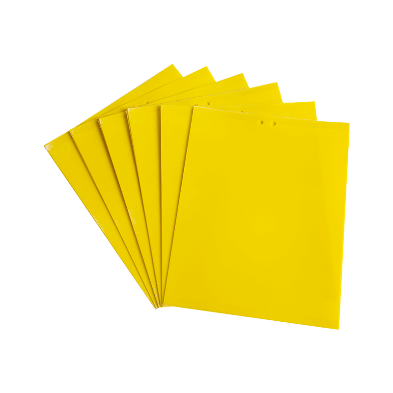 Yellow Sticky Insect Trap Board, Double-Sided Insect Trap Board, Specialized for Greenhouses, Fly-Killing Sticky Board, Fruit Fly and Mosquito Trap for Orchards and Gardens