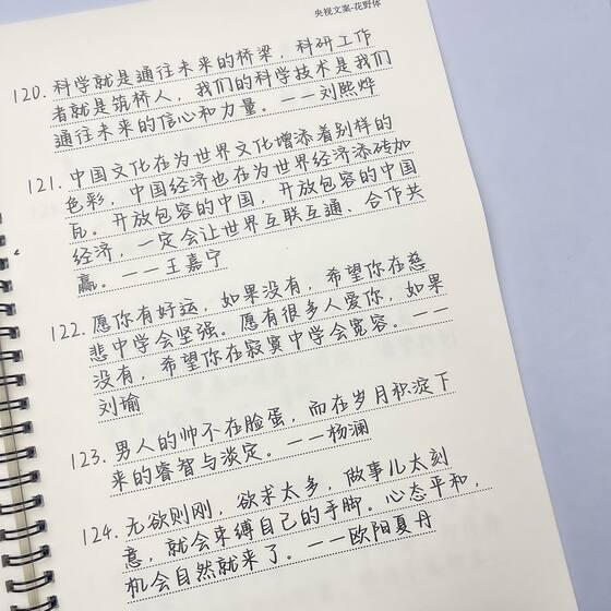Floral Script Calligraphy Book: Birds in Flight Collection, Cctv Copywriting, Eighteen Floors Cctv Regular Script Calligraphy Book, Lemon Beautiful Font Practice Book