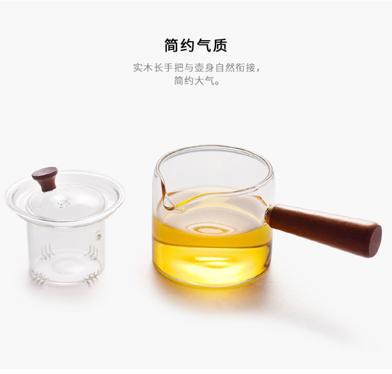 Cherish side by permeating the boiled tea machine electric teapot heat - resistant glass TaoLu kung fu tea set household contracted