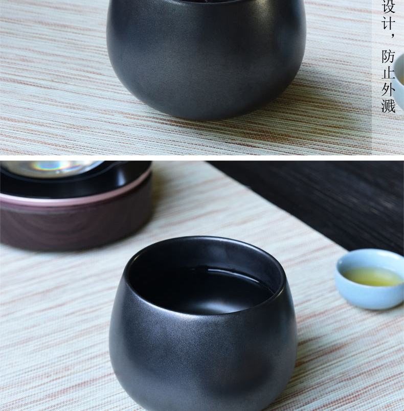 Restoring ancient ways become precious little ceramic kung fu tea sets tea tray household dry tea tea tea leaves cylinder washing water to wash water jar