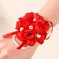 Шелковая ткань красная