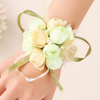 Шелковая ткань зеленая