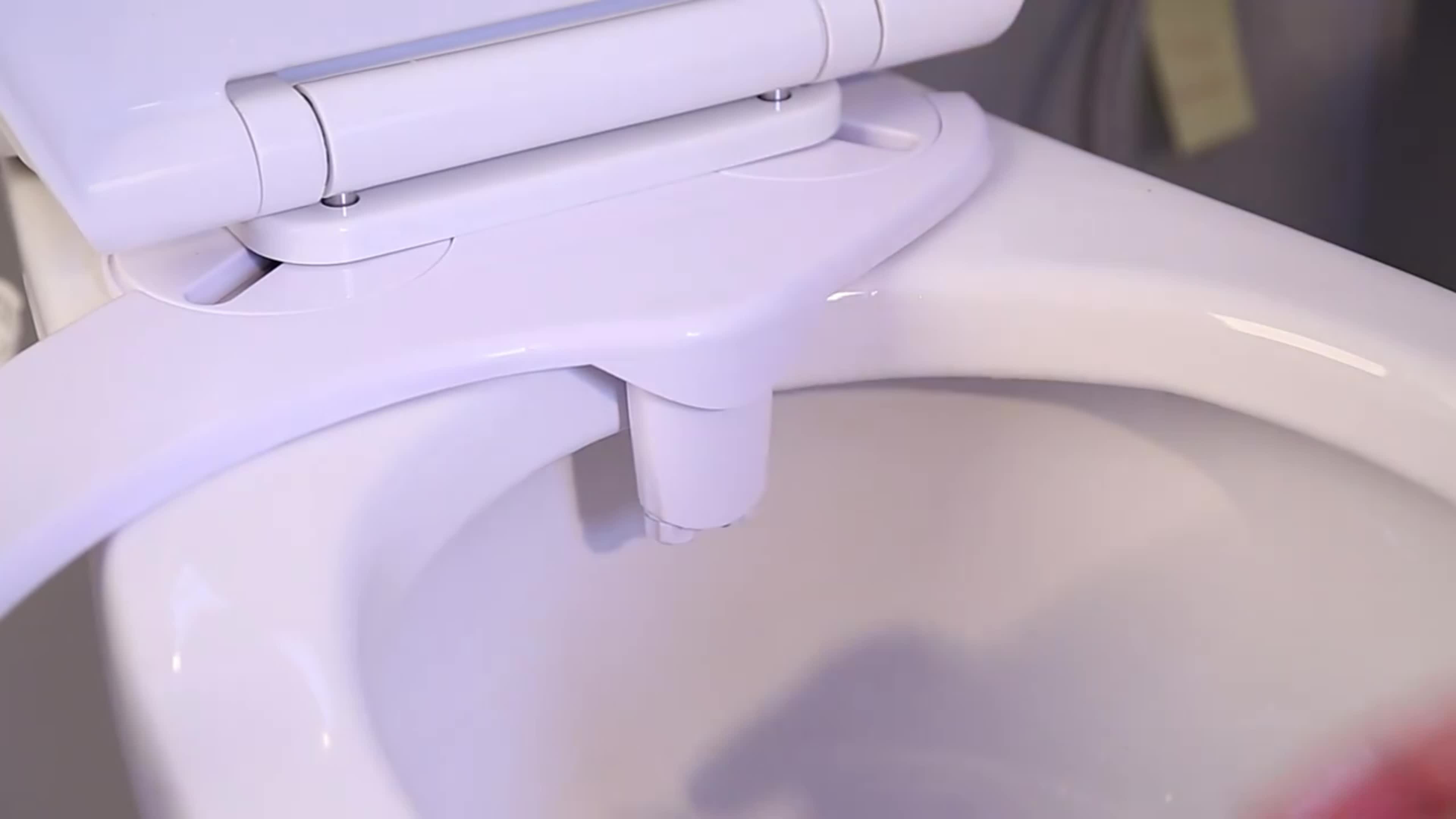 Toilet Bidet Easy To Instal Nonelectric Dual Nozzle Fresh Cold Water