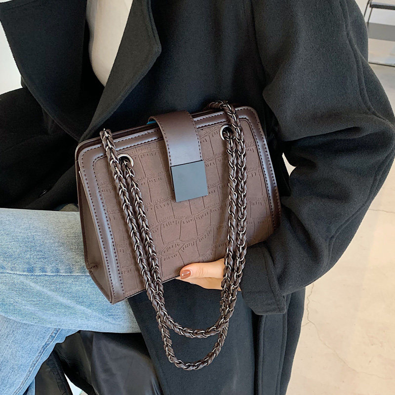 Pick Up Leak Pickup Fashion 100 Hitch A Great God Recommended 2021 New Tide Net Red 100 Lap Single Shoulder Bag Foreign Pie Satchel