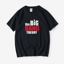 The big bang theory Sheldon ear T-shirt Short sleeve crew neck summer mens and womens couple tops