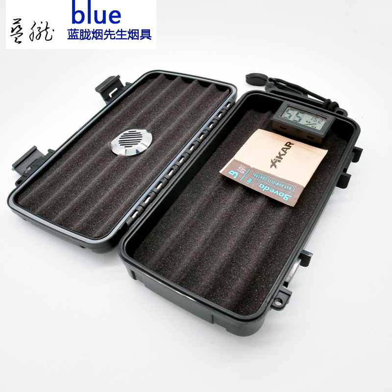 Sealed Portable Cigar Case Moisturizing Box Travel Outdoor Cigar Box