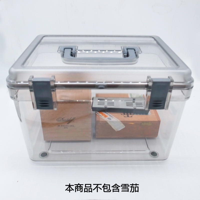 New Products Cigar Moisturizing Box Full Hermetic Hand Large Capacity Cigar Case Cigar Alcoholization Box
