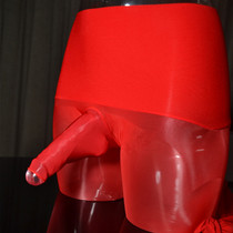 Mens 360-degree seamless pants glossy stockings jj set of seamless pantyhose ultra-thin fully transparent oily woman