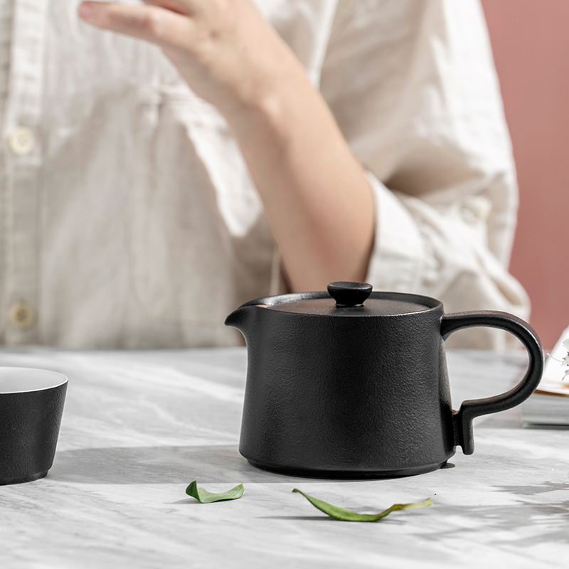 The Self - "appropriate content teapot Japanese contracted teapot ceramic tea set home little teapot small single pot of the teapot