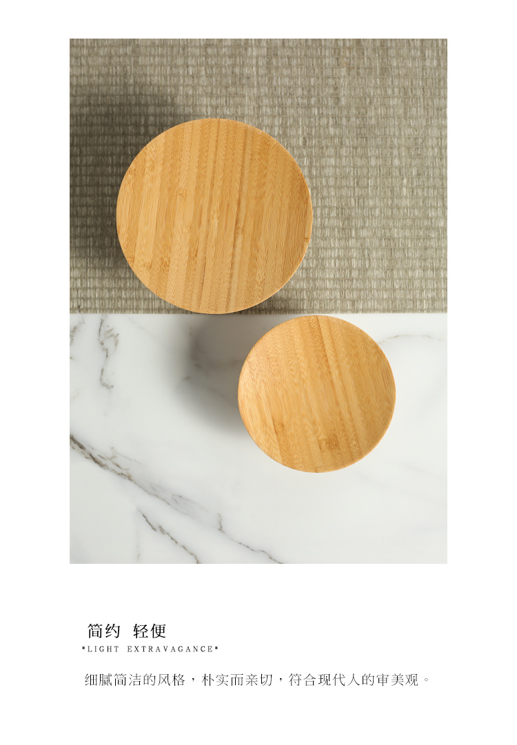 The Self - "appropriate content Japanese bamboo seasoned millet mush point of plate all the creative fruit bowl tea zero with dry fruit tray ceramic base