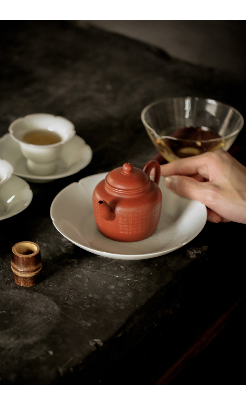 Archaize celadon glaze left up expressions using its pot bearing cup patterns by hand pot dry mercifully tea accessories