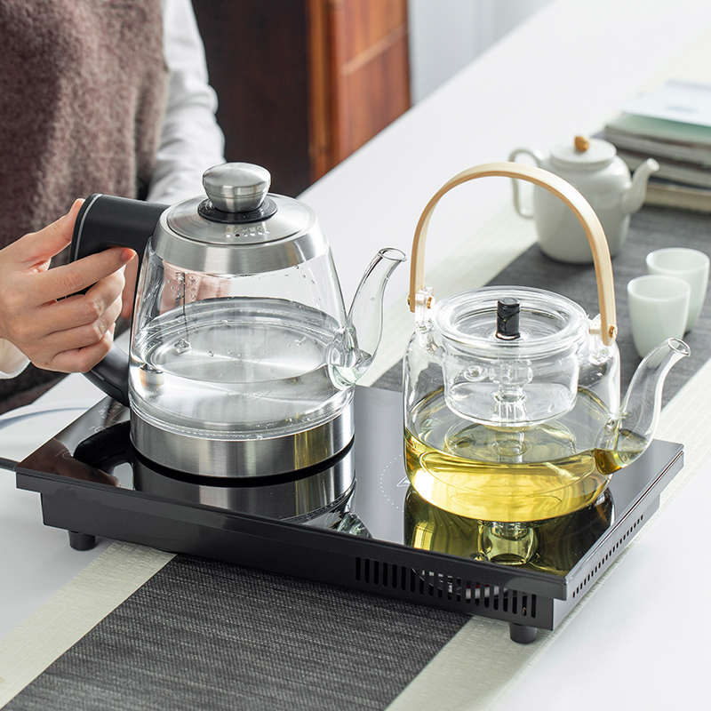 The Self - "appropriate content boil tea of a complete set of automatic electric TaoLu boiling tea tea, high temperature resistant glass pot kettle cooking