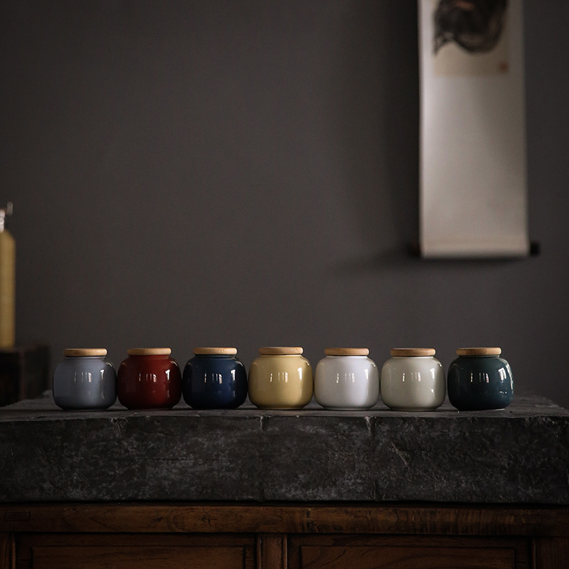 The Self - "appropriate content small caddy fixings household seal pot to restore ancient ways small POTS ceramic Japanese tea storage tanks