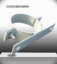 Pipe widening shelf installation buckle column clamp large semicircular straight pole pole hoop cement column