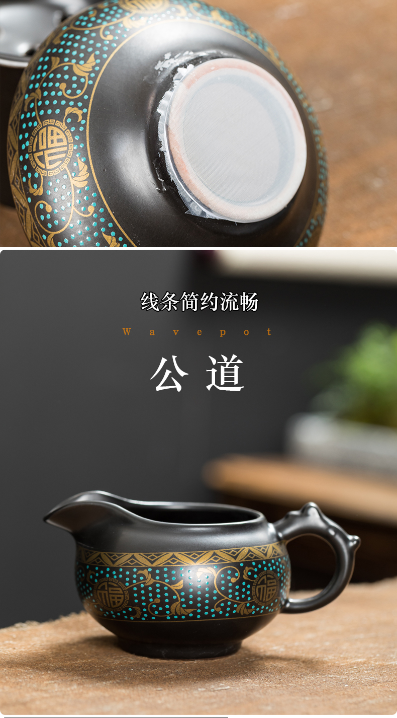 Treasure minister 's tureen to use ceramic cups only three tureen large single kung fu tea tea bowl ceramics