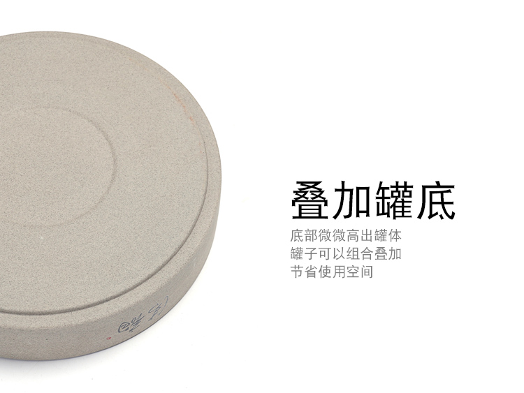 Puer tea cake tea pot ceramic seal tank storage POTS receive a case size and white tea box of household
