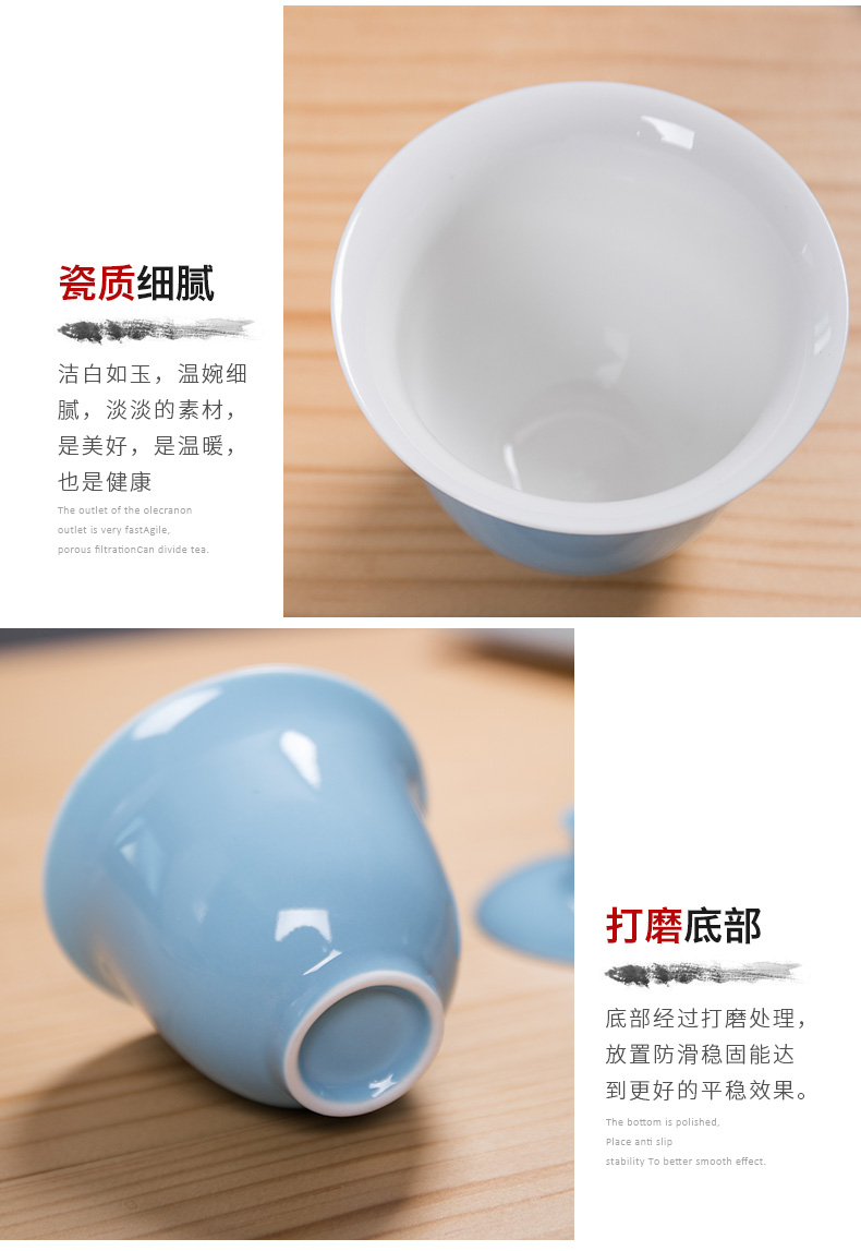 Treasure minister 's travel ceramic tea set suit portable package outdoors travel tureen crack cup a pot of two or three cups