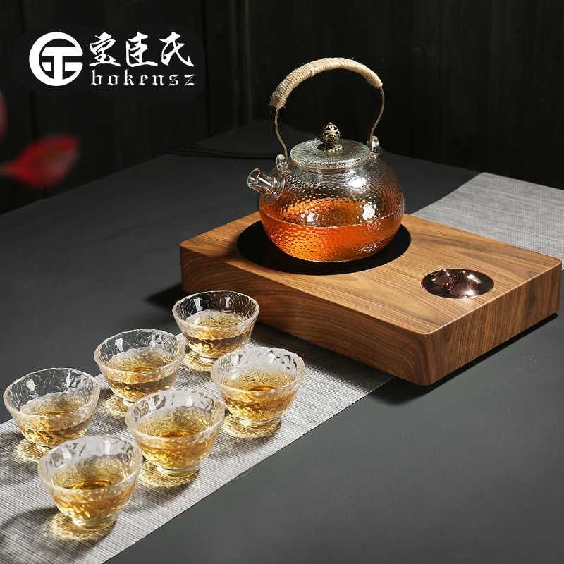 Treasure minister 's concept of electric TaoLu tea stove teapot boiled tea mountain heat - resistant glass pot of boiling water furnace iron pot