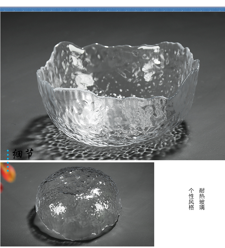 Treasure minister 's hot tea for wash large glass wash bucket tea cups to wash bowl with water, after the writing brush washer tea accessories