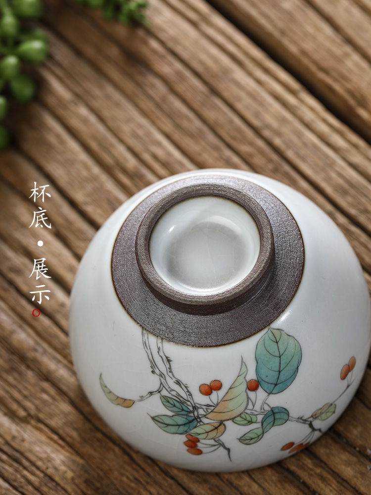 Pure manual your up kung fu tea set jingdezhen ceramic cups master cup sample tea cup single CPU hand - made pieces of tea