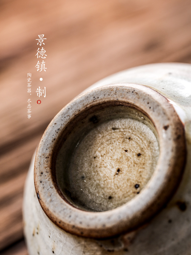 Jingdezhen kung fu tea cups checking ceramic masters cup sample tea cup tea cup high - temperature clay single men