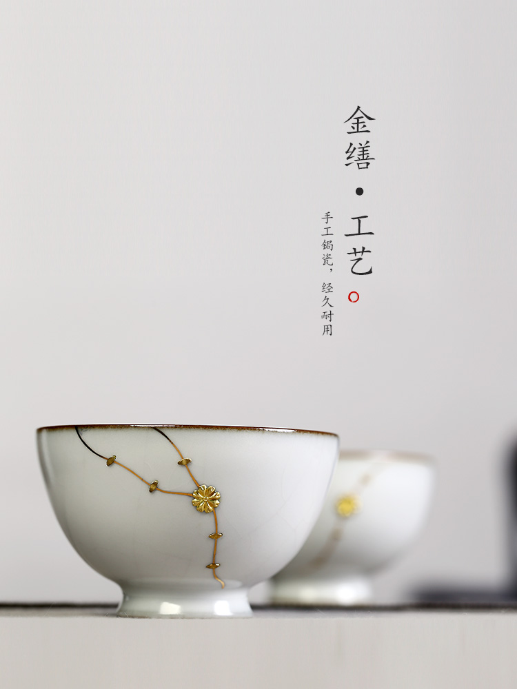 Jingdezhen kunfu tea ru up market metrix who getting pure manual nail curium tea cup single cup lamp sample tea cup hand - made ceramic tea set