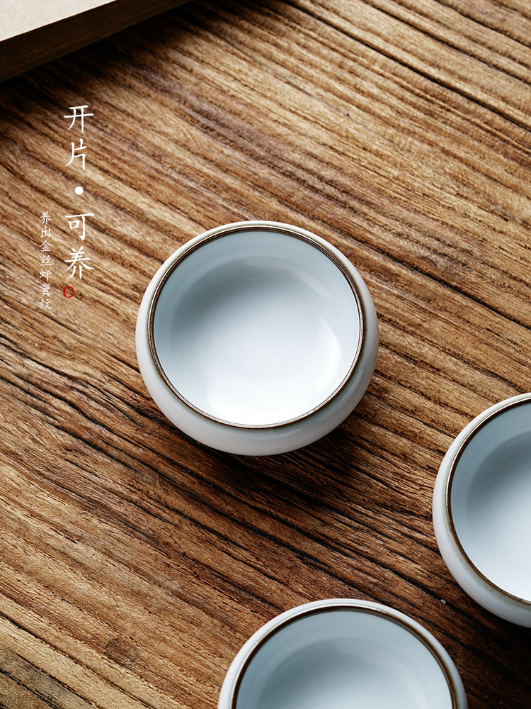 Your High - end up up master cup single CPU on a cup of pure manual jingdezhen ceramic sample tea cup small kung fu tea cups