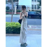 Летнее платье, приталенный корсет, длинная юбка