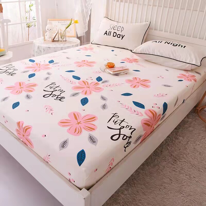 Hengyuanxiang thickened pure cotton brushed bed sheet single piece bed cover bed cover autumn and winter cotton Simmons mattress protector