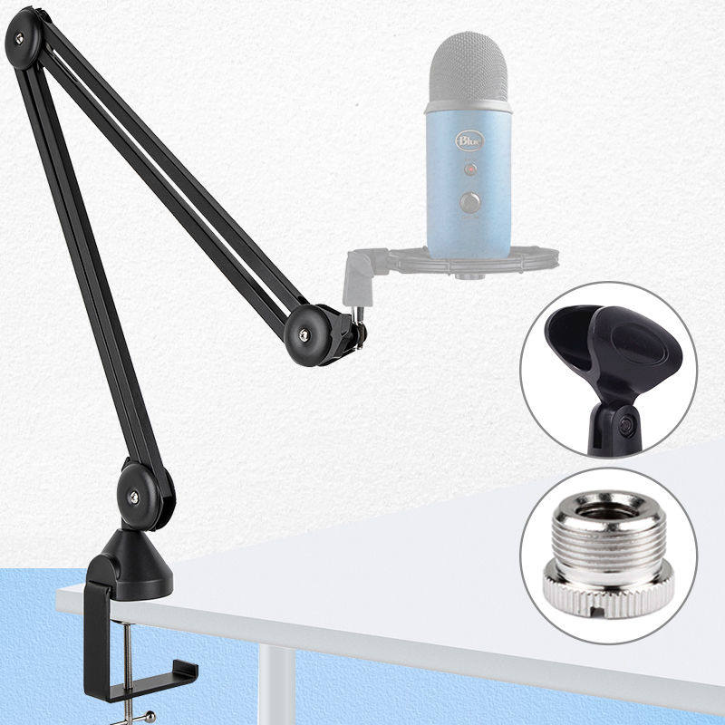 Does not fall professional cantilever microphone stand desktop stand recording live microphone MIC boom stand