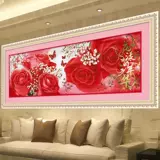 Свадебная роза 2021 Новая вышитая вышитая пара вышива