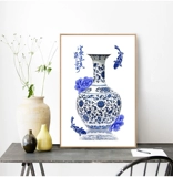 Синий и белый фарфор 2021 Новый 5D Хрустальная бриллиантовая наклейка