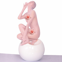 Real shot skin color Lycra silk transparent four-sided elastic party ZENTAI performance clothing yoga clothing