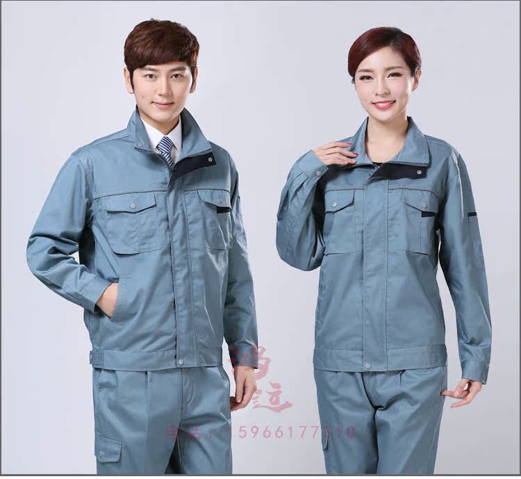 Mùa xuân và mùa đông Mùa đông dài tay Tự động sửa chữa máy móc Tài sản Dệt may Điện tử Dịch vụ nhà máy Bảo hiểm lao động làm dày nam và nữ Quần áo bảo hộ lao động kiểu đồ bộ