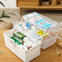 Xingyou medicine box family household large-capacity multi-layer medicine box extra large drug storage box emergency medical box