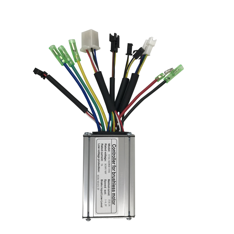 Electric Bicycle Modification Parts Quanteng 6-Tube 36/48V Kt-15A Full Standard Head Square Wave Controller Electric Bicycle Modification Parts Quanteng 6-Tube 36/48V Kt-15A Full Standard Head Square Wave Controller