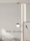Simple Modern Restaurant Bar Glass Pendant Light Designer All-Copper Hallway Entrance Led Small Pendant Light