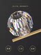 Restaurant Chandelier, Nordic Lighting, All-Copper Post-Modern Light Luxury Dining Room Lamp, Creative and Unique Long Bar Crystal Chandelier