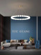 Nordic Post-Modern Living Room Chandelier, Simple All-Copper Dining Room Bar Chandelier, Light Luxury Designer Personalized Pearl Lighting Fixtures