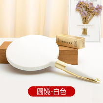 Beauty Mirror Hand Customized Makeup Mirror Handle Mirror Half Permanent Embroidery Mirror Private Makeup Logo Photo