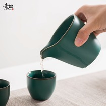 Gongdo Cup ceramic tea set tea divider Tea Sea tea ceremony male Cup heat-resistant thickened tea cup tea set accessories tea dispenser