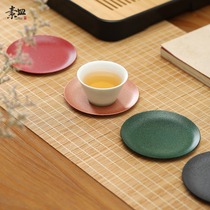 Tea set accessories Kung Fu tea coaster thick insulation pad anti-scalding tea ceremony tea cup holder tea set household tea pad