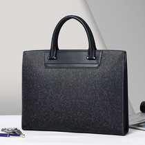 New briefcase high-quality mens bag computer bag fashionable large-capacity multifunctional handbag business bag