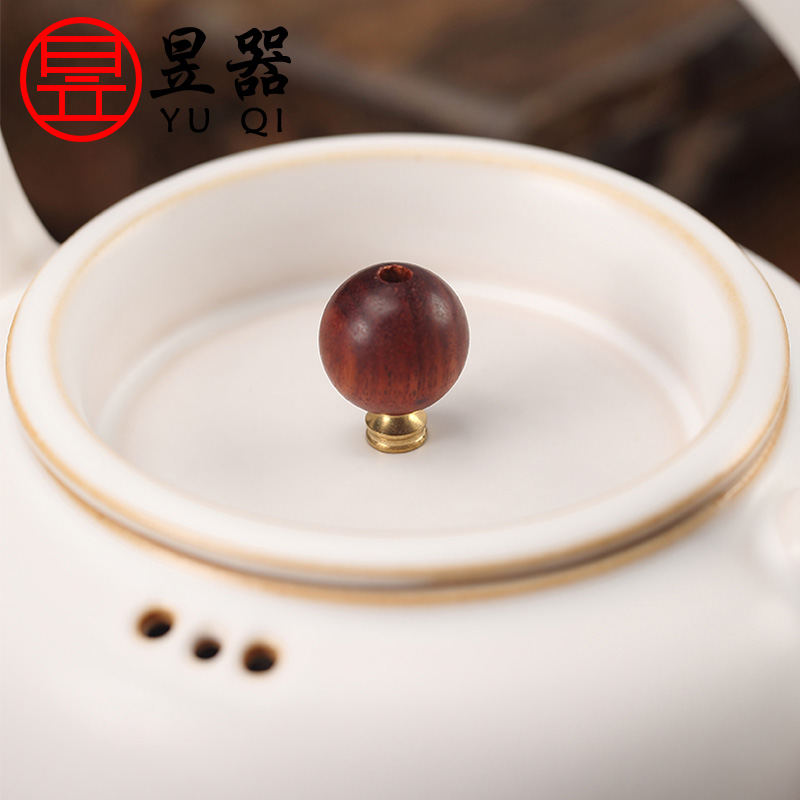 Jingdezhen white pottery teapot the yu, the electric TaoLu boiled tea tea kettle household girder of black pottery pot of kung fu tea set