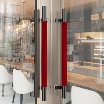 Glass unit shop door handle glove protective cover fabric anti-slip hot impact universal four-season thickening warm insulation