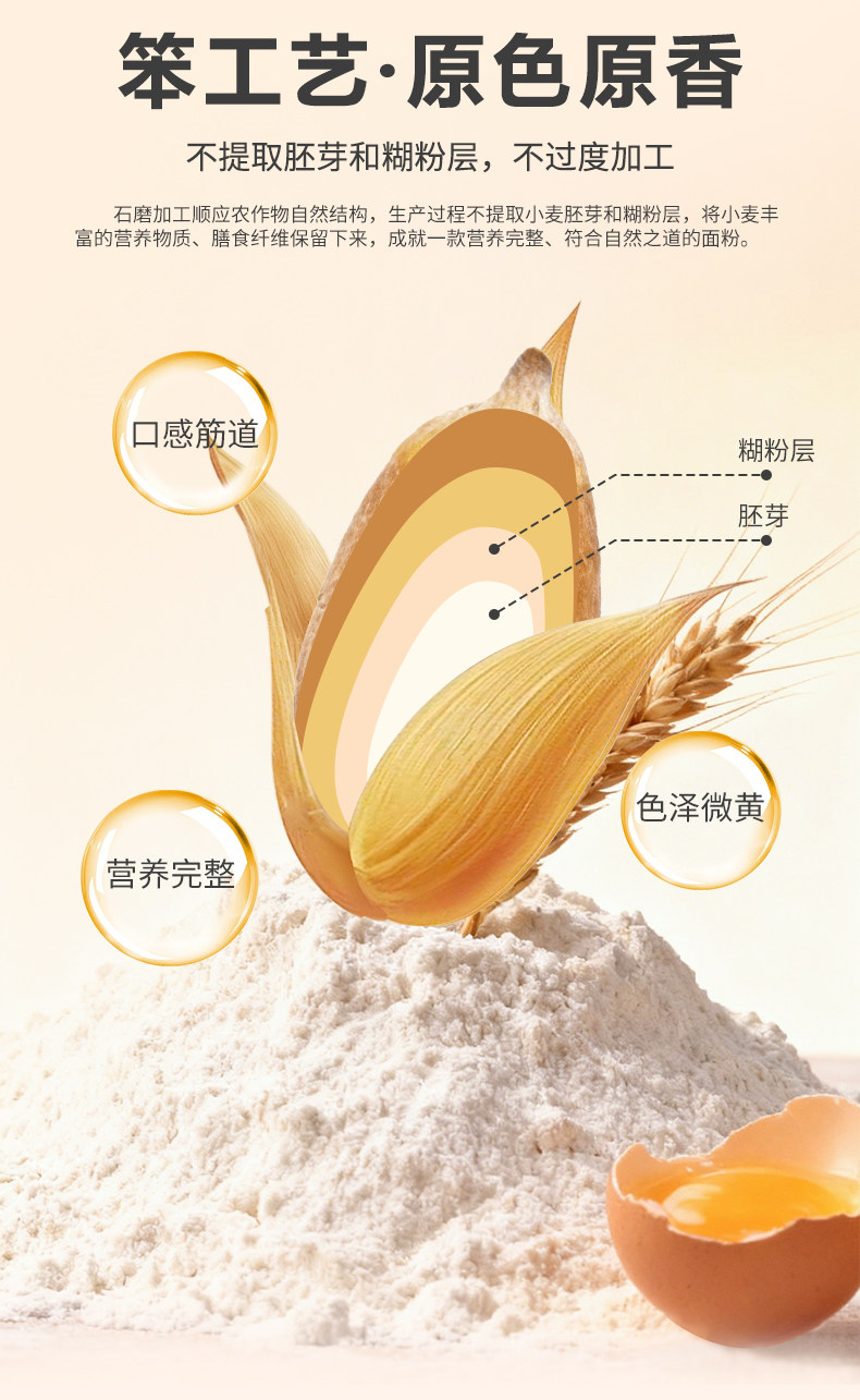 安享好物 安享A级小麦面粉-豫娃娃高筋小麦粉 国标 