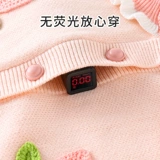 Детский трикотажный осенний свитер, комбинезон, плетеная куртка, коллекция 2023, в западном стиле